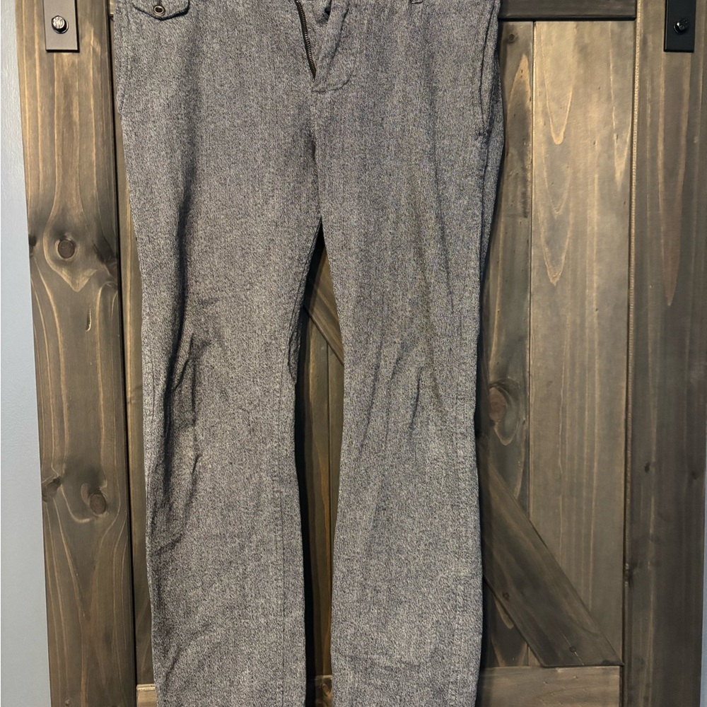 Dockers Gray Tweed Pants with Subtle Paisley Lining